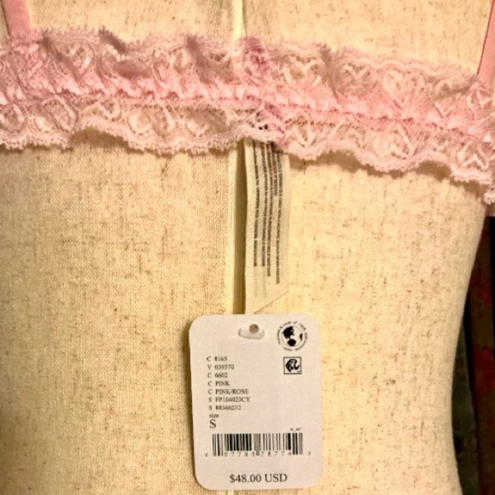 FREE PEOPLE Heart To Heart Bralette / Pink Rose NWT - Picture 8 of 13